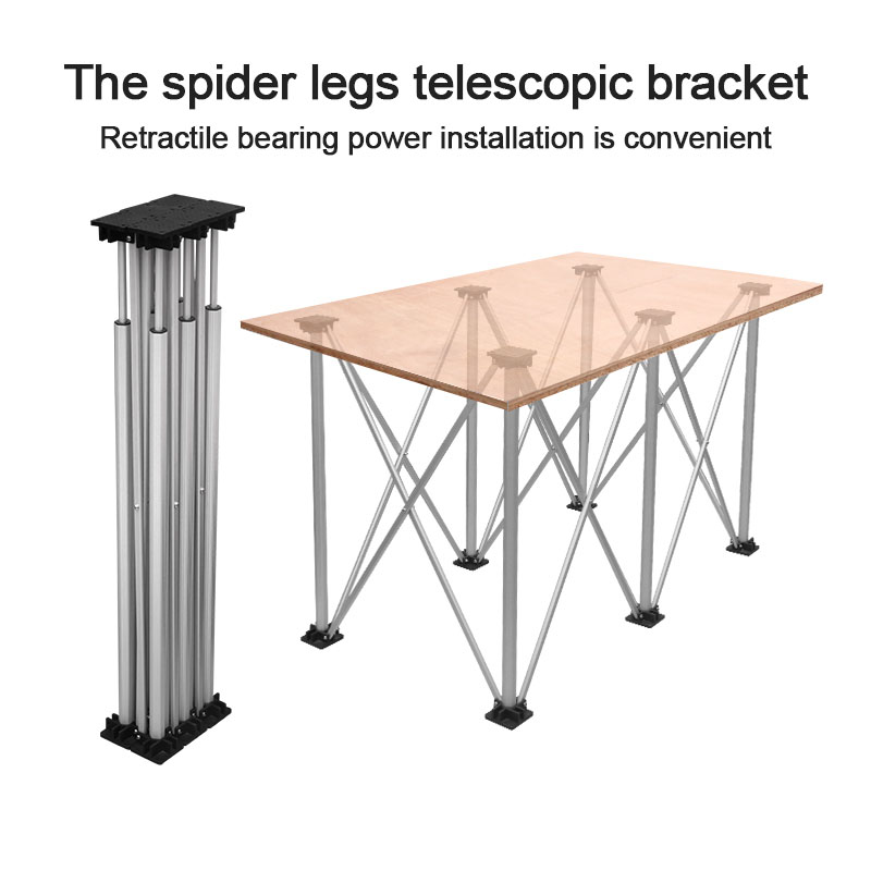 Workbench Portable Fold - Быстрый телескопический кронштейн, 4/6 ножек, многофункциональный
