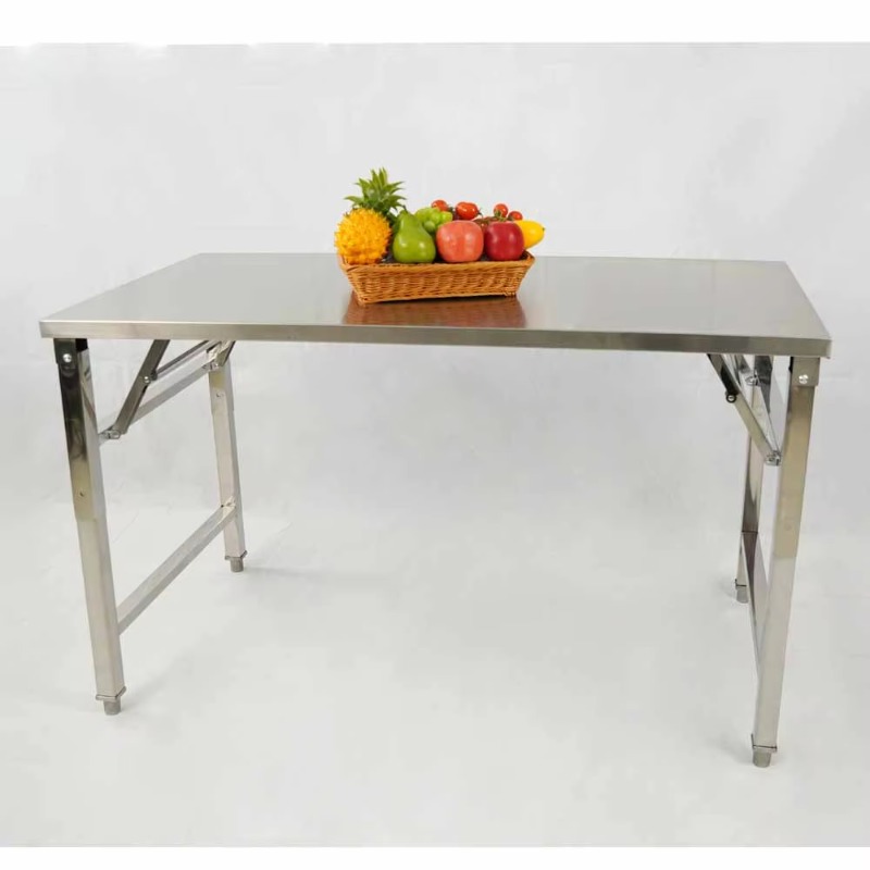 Workbench Portable Fold - Складной обеденный стол из нержавеющей стали,