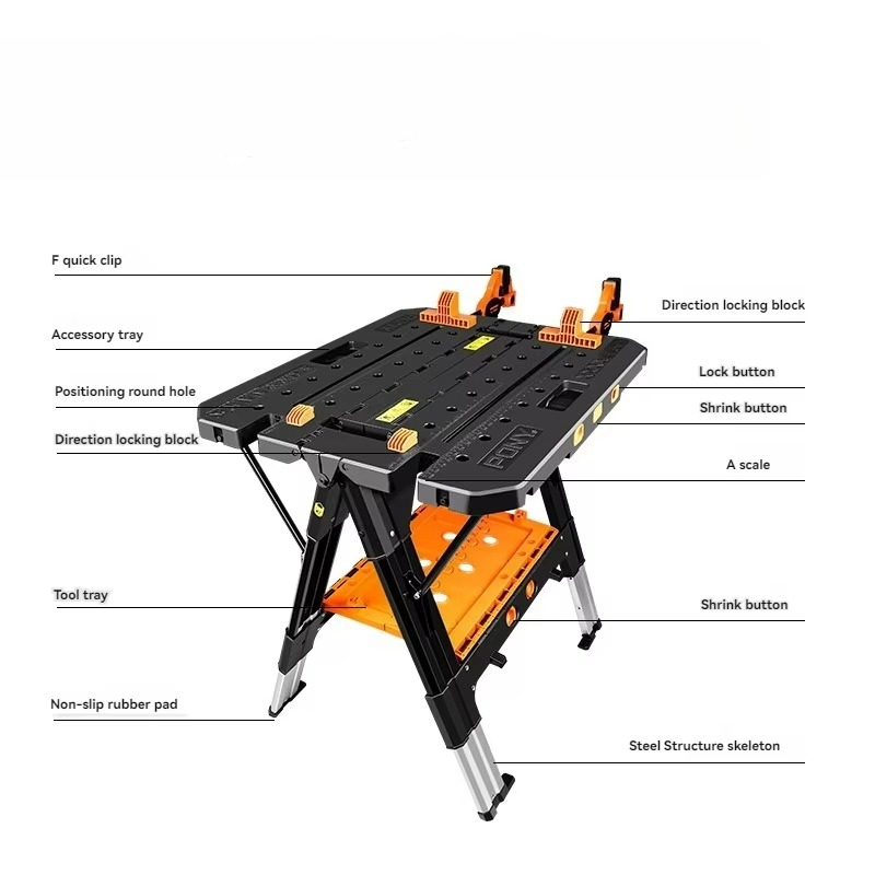 Портативный складной рабочий с – обзор и цена Workbench Portable Fold