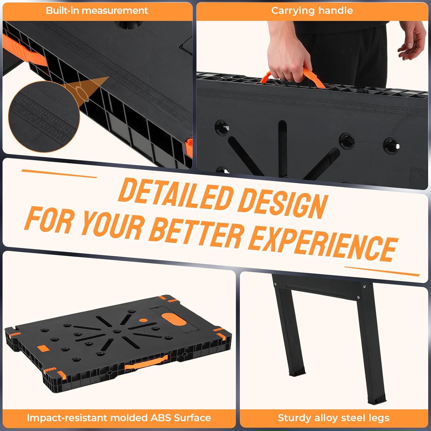Складной рабочий стол с зажима – обзор и цена Workbench Portable Fold