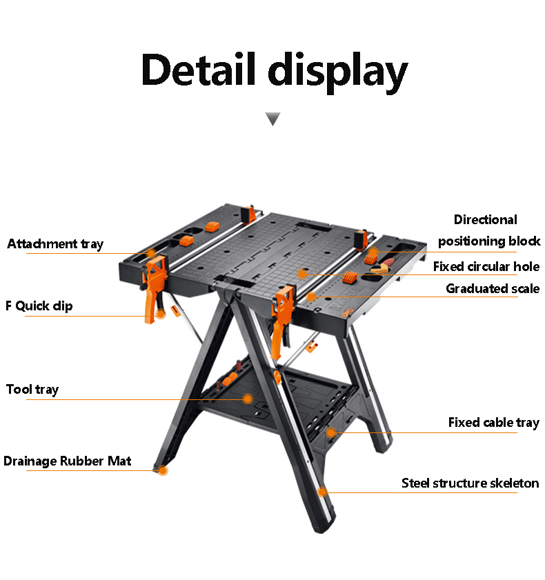 Мобильная портативная деревооб – обзор и цена Workbench Portable Fold