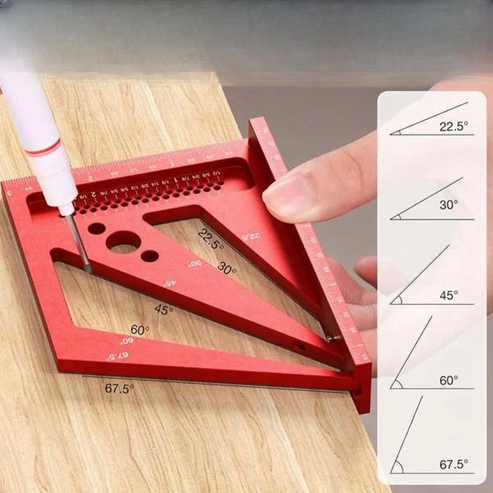 Красный 3D-угломер для разметк – обзор и цена Workshop Marking Tools